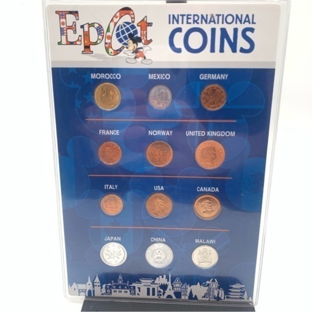 Disney Epcot International Coins Set 2000 Uncirculated Collectible